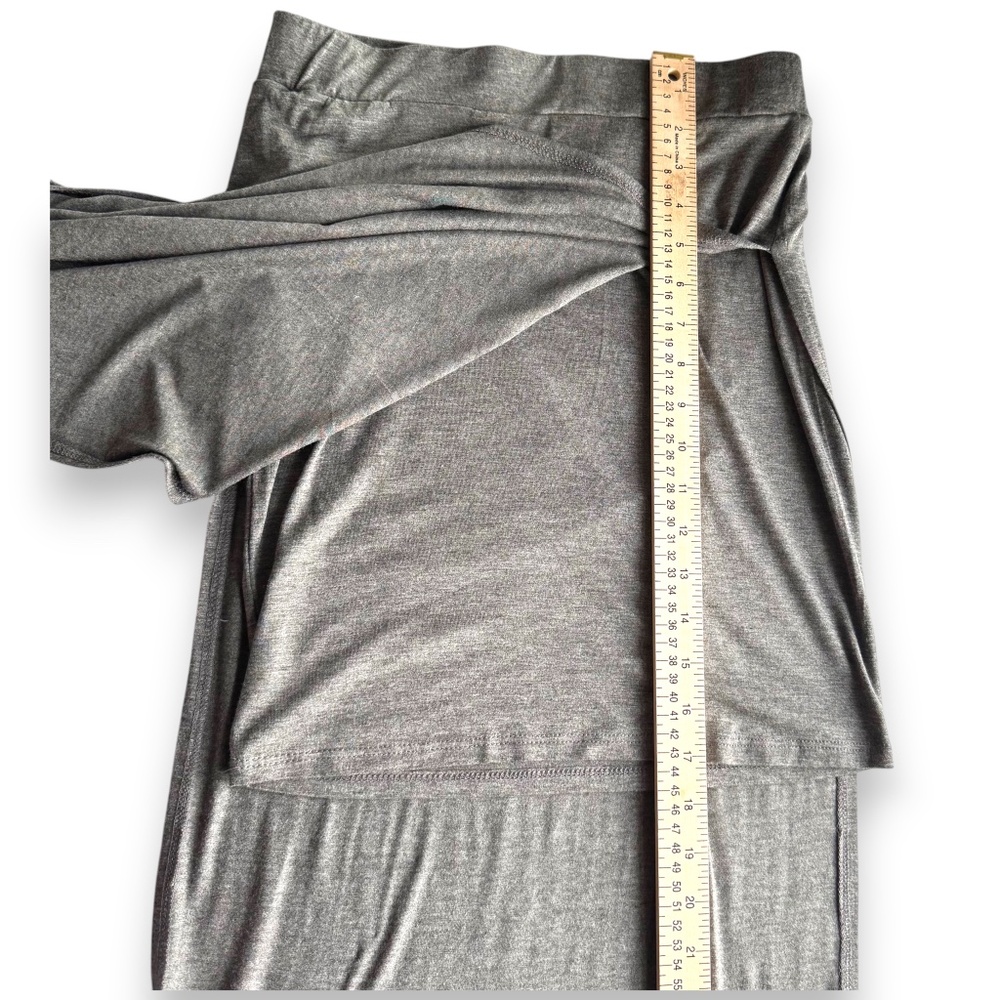 MONO B gray mini skirt maxi panel overlay Size S - Picture 9 of 11